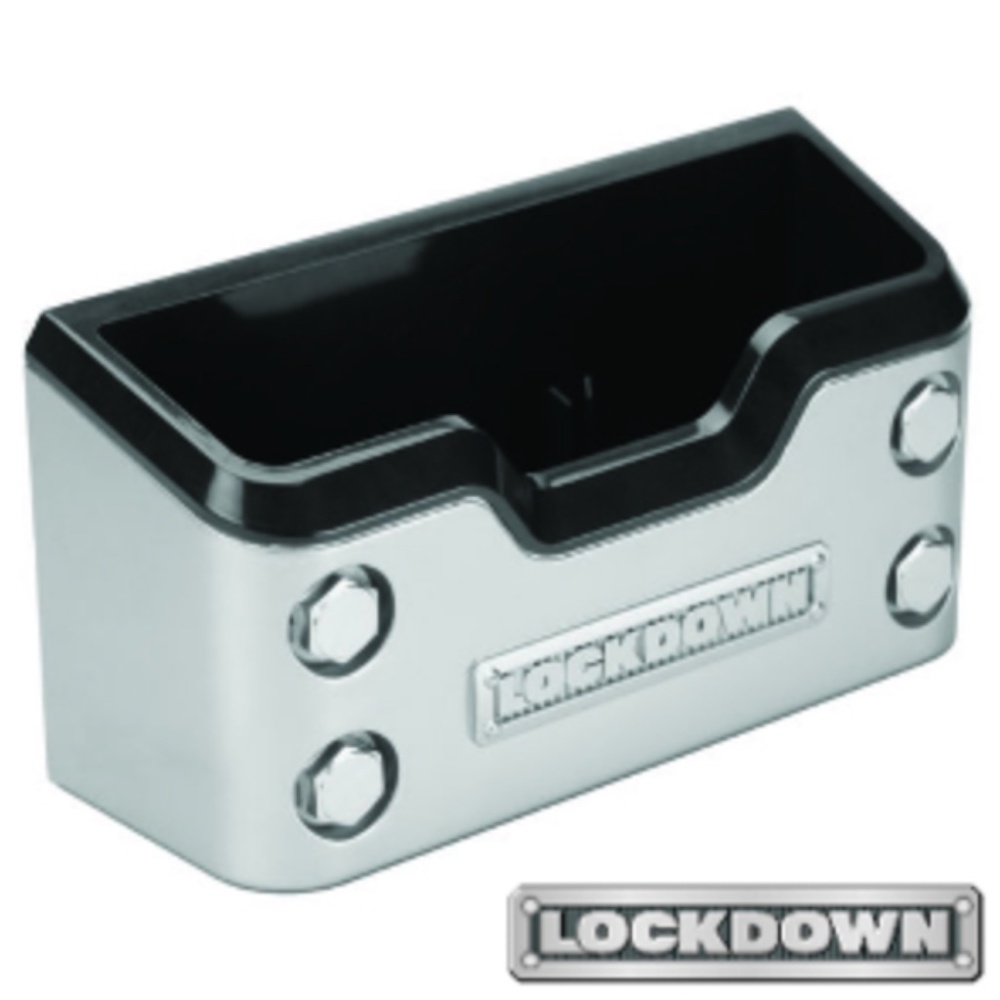 LOCKDOWN Small Document Holder Polymer Gray
